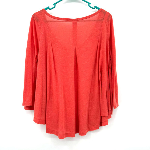We the Free size small oversized orange red top‎ - Picture 2 of 6